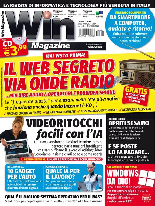 Cover image for Win magazine